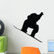 Snowboarding Silhouette Wall Decal