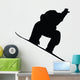 Snowboarding Silhouette Wall Decal