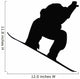 Snowboarding Silhouette Wall Decal
