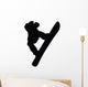 Snowboarding Silhouette Wall Decal