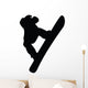 Snowboarding Silhouette Wall Decal