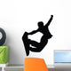 Snowboarding Silhouette Wall Decal