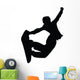 Snowboarding Silhouette Wall Decal