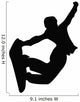Snowboarding Silhouette Wall Decal