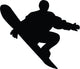 Snowboarding Silhouette Wall Decal