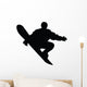 Snowboarding Silhouette Wall Decal