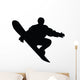 Snowboarding Silhouette Wall Decal