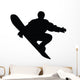 Snowboarding Silhouette Wall Decal