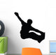 Snowboarding Silhouette Wall Decal