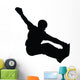 Snowboarding Silhouette Wall Decal