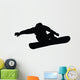 Snowboarding Silhouette Wall Decal