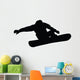 Snowboarding Silhouette Wall Decal