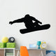 Snowboarding Silhouette Wall Decal