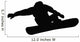 Snowboarding Silhouette Wall Decal