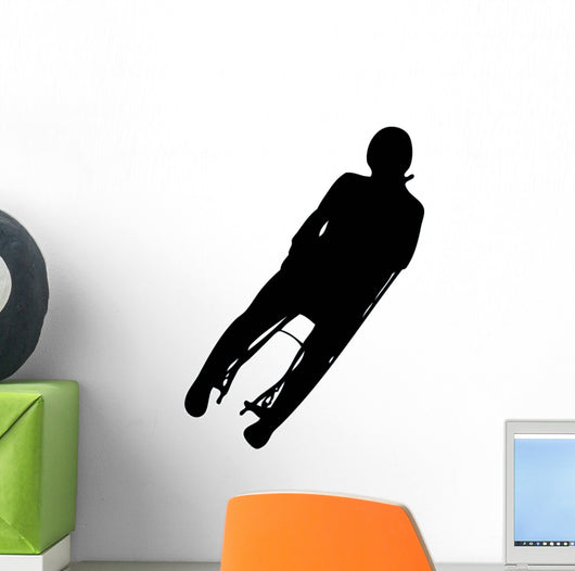 Silhouette Skier Wall Decal