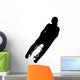Silhouette Skier Wall Decal