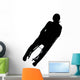 Silhouette Skier Wall Decal