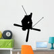 Skiing Silhouette Wall Decal