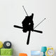 Skiing Silhouette Wall Decal