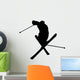 Skiing Silhouette Wall Decal