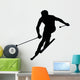 Skiing Silhouette Wall Decal