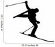 Skiing Silhouette Wall Decal