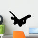 Trick Snowboarder Silhouette Wall Decal