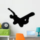 Trick Snowboarder Silhouette Wall Decal