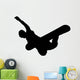 Trick Snowboarder Silhouette Wall Decal
