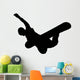 Trick Snowboarder Silhouette Wall Decal