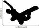 Trick Snowboarder Silhouette Wall Decal