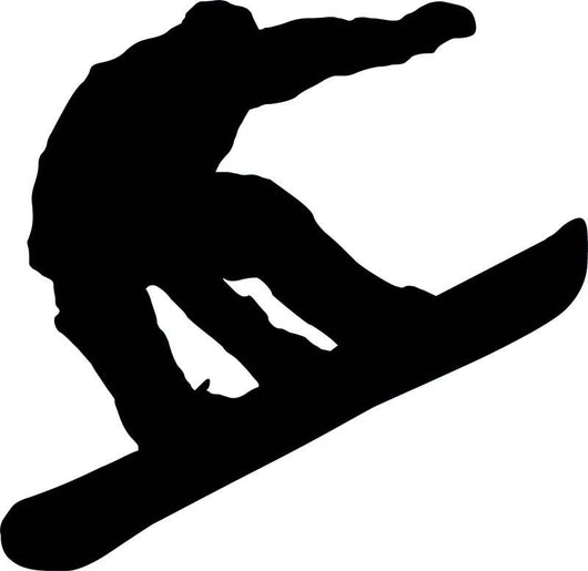 Snowboarder Silhouette Wall Decal