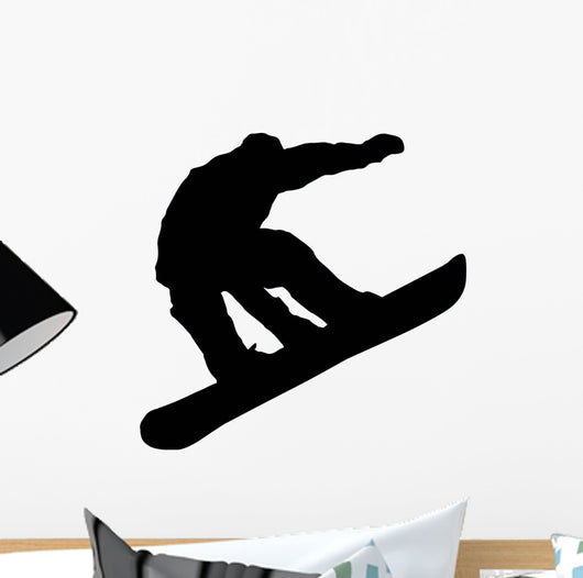 Snowboarder Silhouette Wall Decal