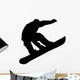 Snowboarder Silhouette Wall Decal