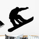 Snowboarder Silhouette Wall Decal