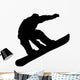 Snowboarder Silhouette Wall Decal