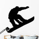 Snowboarder Silhouette Wall Decal