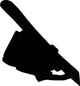 Snowboarder Silhouette Wall Decal