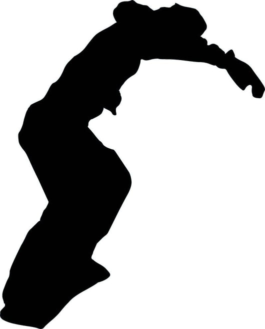 Snowboarding Silhouette Wall Decal