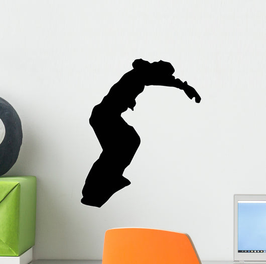 Snowboarding Silhouette Wall Decal