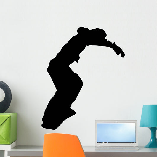 Snowboarding Silhouette Wall Decal
