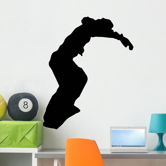 Snowboarding Silhouette Wall Decal