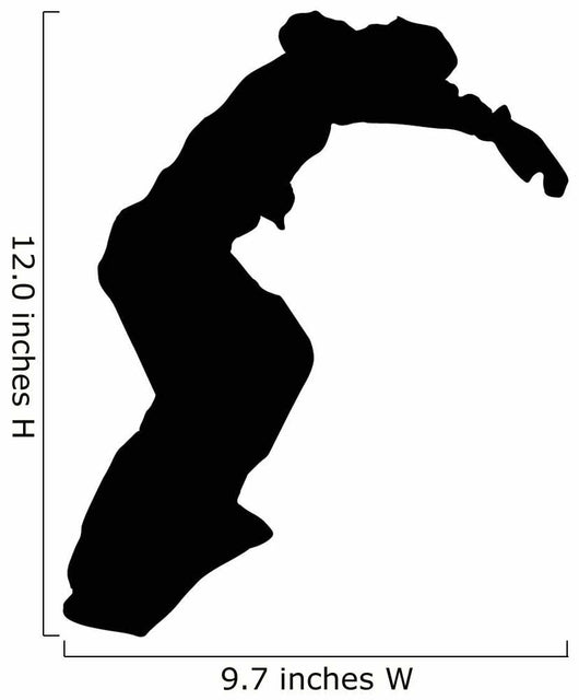 Snowboarding Silhouette Wall Decal