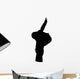 Stunt Snowboarding Silhouette Wall Decal