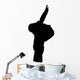 Stunt Snowboarding Silhouette Wall Decal