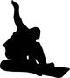 Snowboarder Silhouette Wall Decal