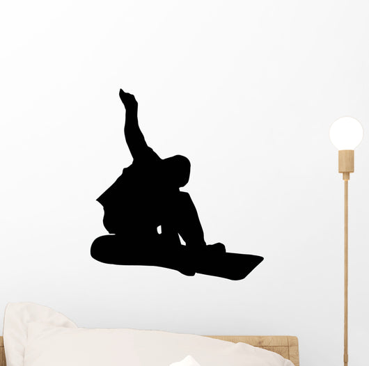 Snowboarder Silhouette Wall Decal