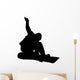 Snowboarder Silhouette Wall Decal