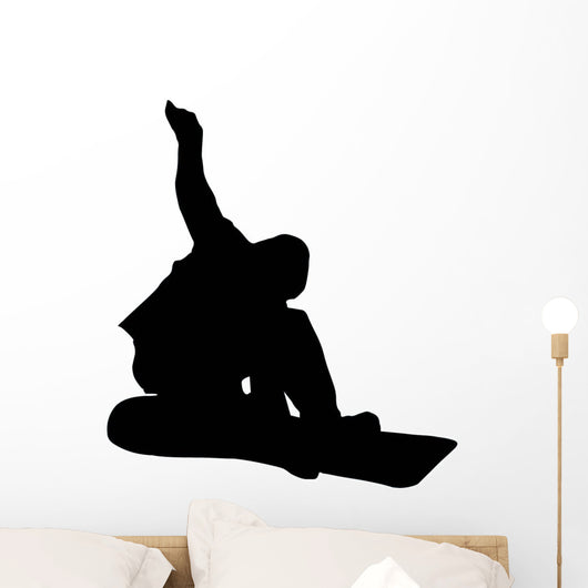 Snowboarder Silhouette Wall Decal
