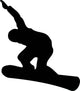 Snowboarder Silhouette Wall Decal